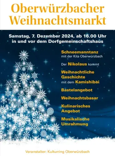 Plaakat Weihnachtmarkt