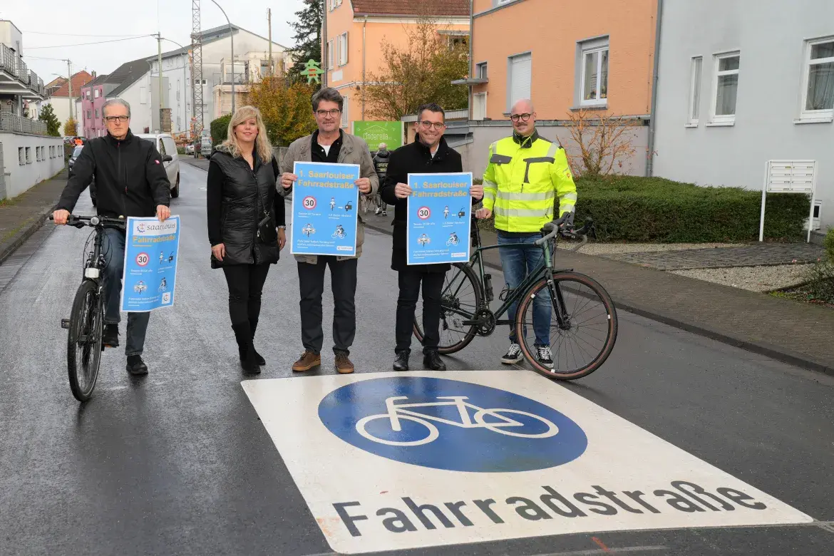 Fahrradstrasse in Saarlouis