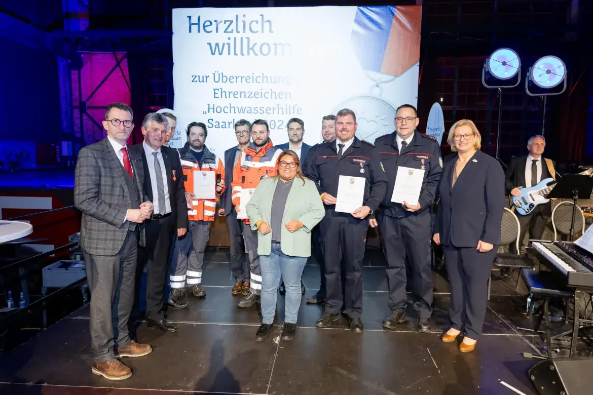 Ehrung Hochwasserhilfe